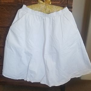 White Midi MADEWELL skirt